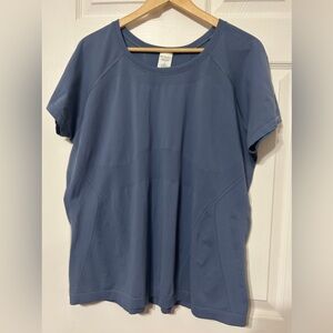 ATHLETA Women’s Blue Active Momentum Top Nylon Pullover Size 2X